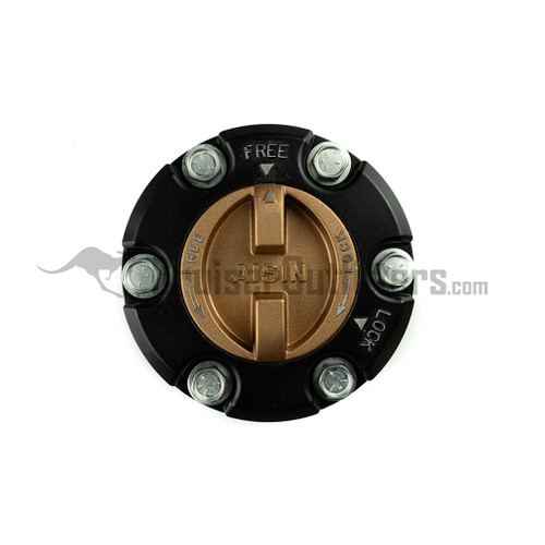 AISIN Locking Hubs - Fits 1979/80 LC (and Later Models) (Grey)