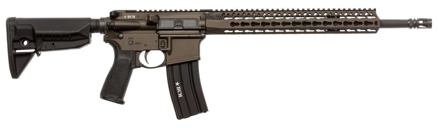 BCM 750-790-BRZ BCM RECCE-16 KMR-A Carbine 5.56 30+1 Rifle: Dark