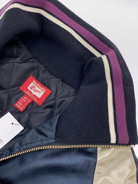 Onitsuka Tiger(オニツカタイガー) / スカジャン/XL/ポリエステル/BLK