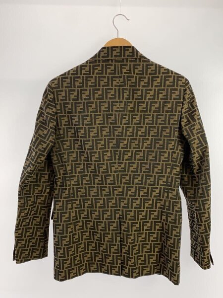 FENDI(フェンディ) / ズッカ柄/テーラードジャケット/44/ポリエステル