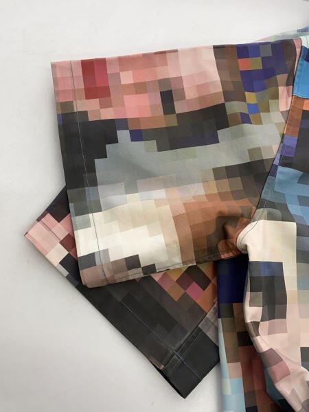 XANDER ZHOU(ザンダーゾウ) / 半袖シャツ/46/コットン/マルチカラー