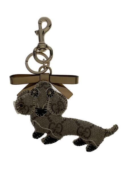 GUCCI(グッチ) / グッチョリ/ダックスフンドキーホルダー/BEG/総柄