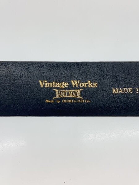 Vintage Works(ヴィンテージワークス) / ベルト/レザー/BLK/無地