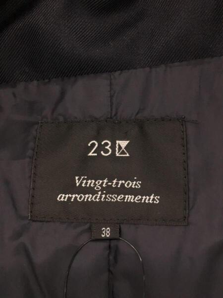 23区(ニジュウサンク) / ダウンジャケット/38/ポリエステル/BLK/無地