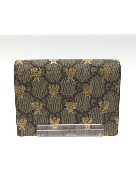 GUCCI(グッチ) / 2つ折り財布[仕入]/--/BEG/総柄/メンズ/GG/蜂/bee