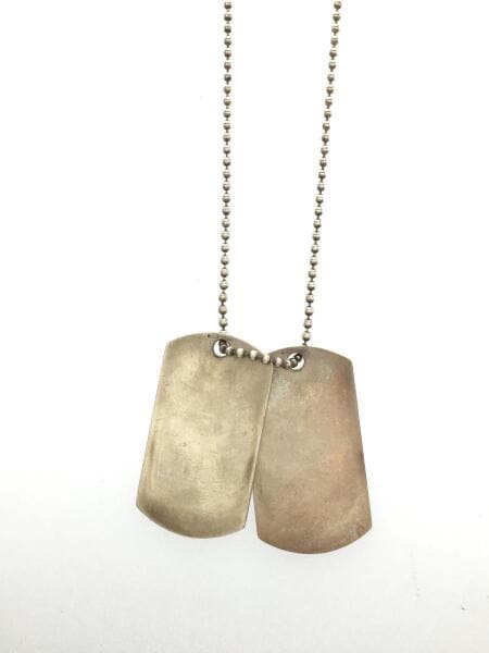 GUCCI(グッチ) / ドッグタグダブルプレートネックレス/SV925/SLV
