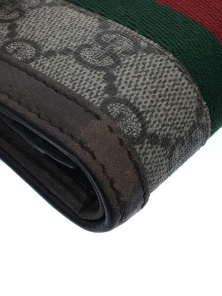 GUCCI(グッチ) / 2つ折り財布/PVC/BEG/総柄/レディース/523155・0416