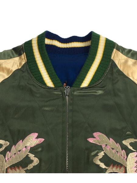 ParadiseFound(パラダイスファウンド) / スカジャン/M/シルク/BLU