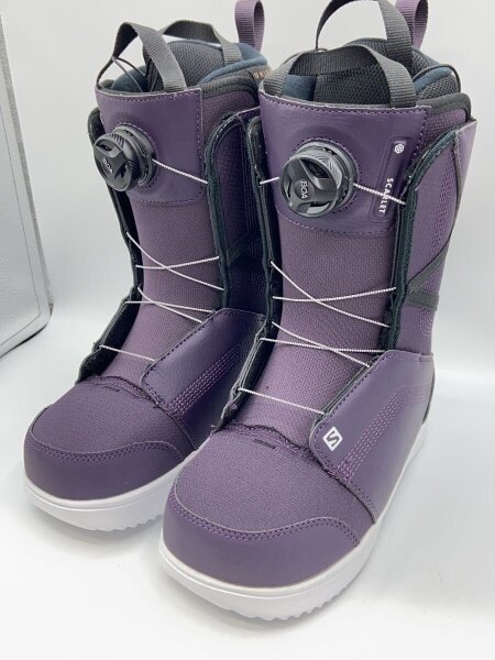 salomon(サロモン) / scarlet スノーボードブーツ/23.5cm/BOA/scarlet