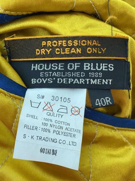 House of Blues(ハウスオブブルース) / 別珍/リバーシブル/スカジャン