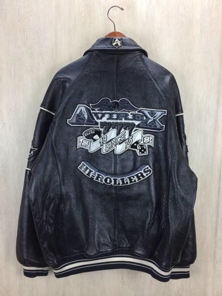 AVIREX(アヴィレックス) / HI-ROLLERS/レザージャケット・ブルゾン/XL