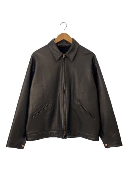 COMOLI(コモリ) / 24AW カーフスキンジップショートジャケット レザー