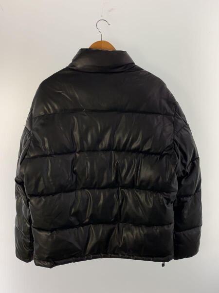 ZARA(ザラ) / フェイクレザーパフジャケット/L/フェイクレザー/BLK