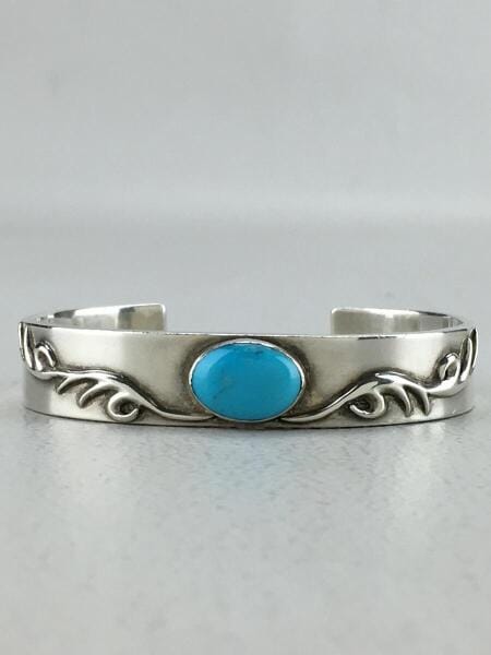 ピカピカ極美！ARIZONA FREEDOM K18 印台付 唐草バングル ピカピカ極美