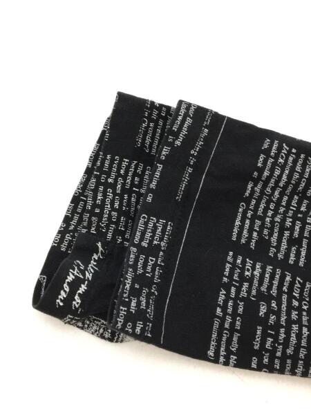 ジョンガリアーノ ベスト ロゴ入り ブラック S