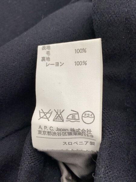 A.P.C.(アーペーセー) / ブルゾン/XS/ウール/ネイビー/無地/スウィング