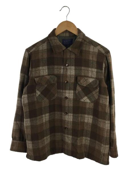PENDLETON(ペンドルトン) / 50s/長袖シャツ/L/ウール/BRW/チェック