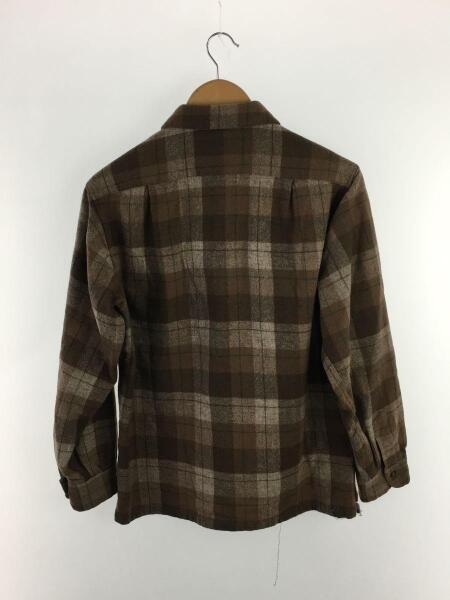 PENDLETON(ペンドルトン) / 50s/長袖シャツ/L/ウール/BRW/チェック