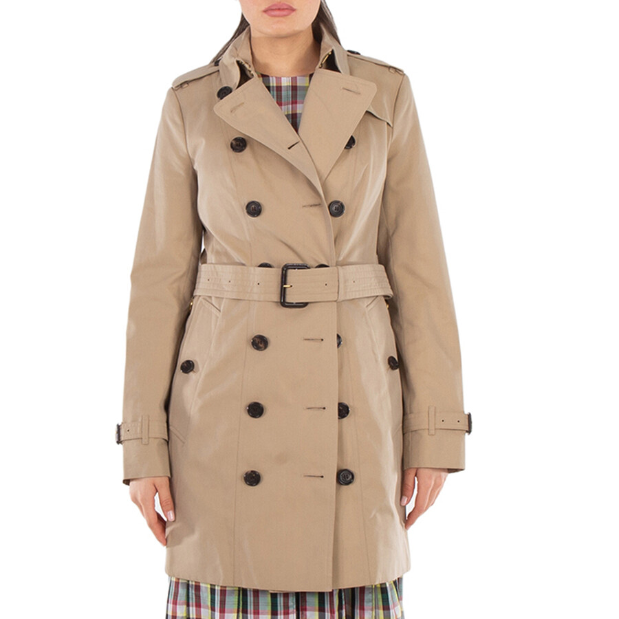 Burberry Ladies Sandringham Mid-length Trench Coat, Brand Size 2