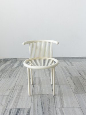 White Circo Chair by Jutta and Herbert Ohl for Lübke, 1980s for
