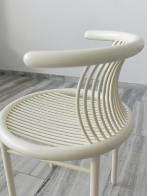 White Circo Chair by Jutta and Herbert Ohl for Lübke, 1980s for