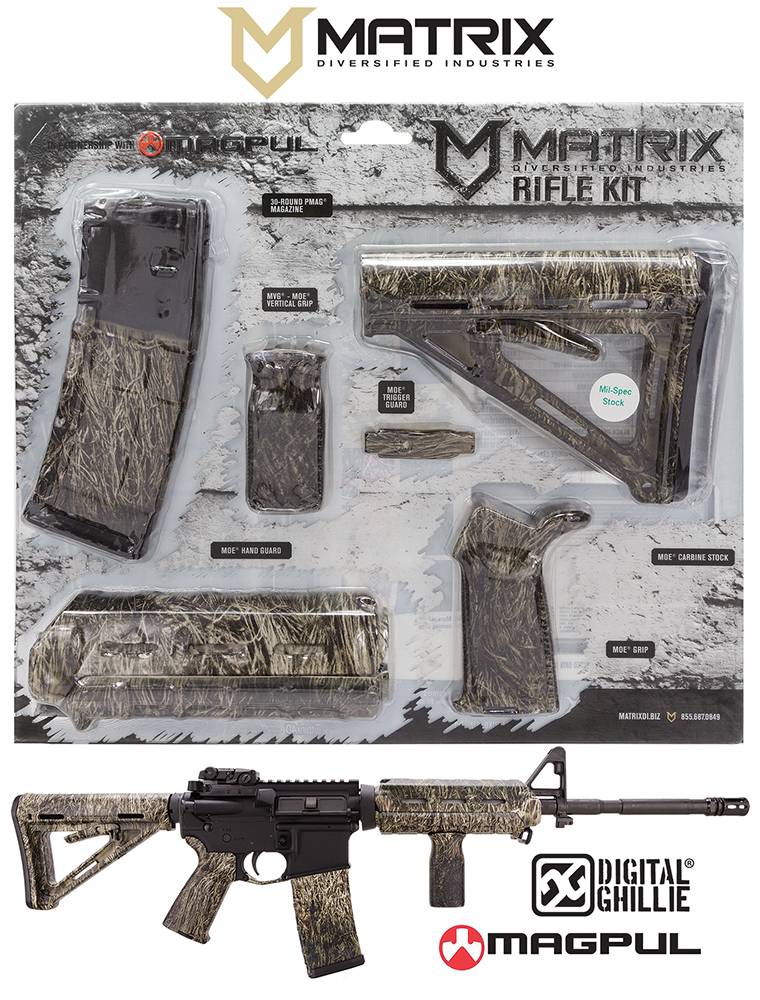 Matrix Diversified Ind MAGMIL40GH Magpul Carbine Accessory Kit AR