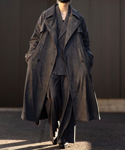 CLEL | 【CLEL】Double Tech Fade Trench Coat/ダブルテックフェード