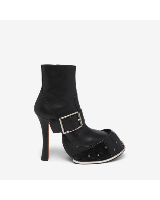 McQueen フーフ ブーツ ブラック | Lyst