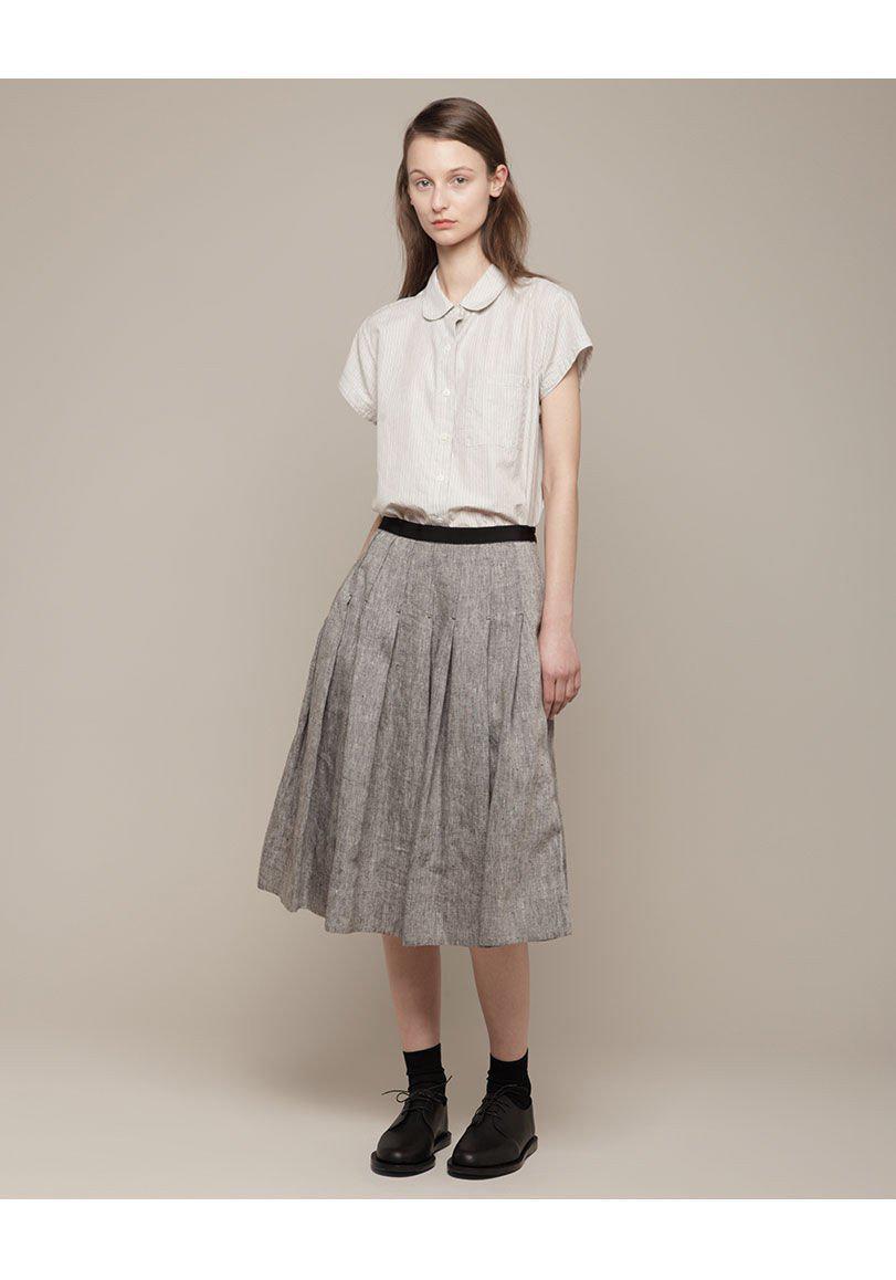 MARGARET HOWELL / accordion pleats skirt