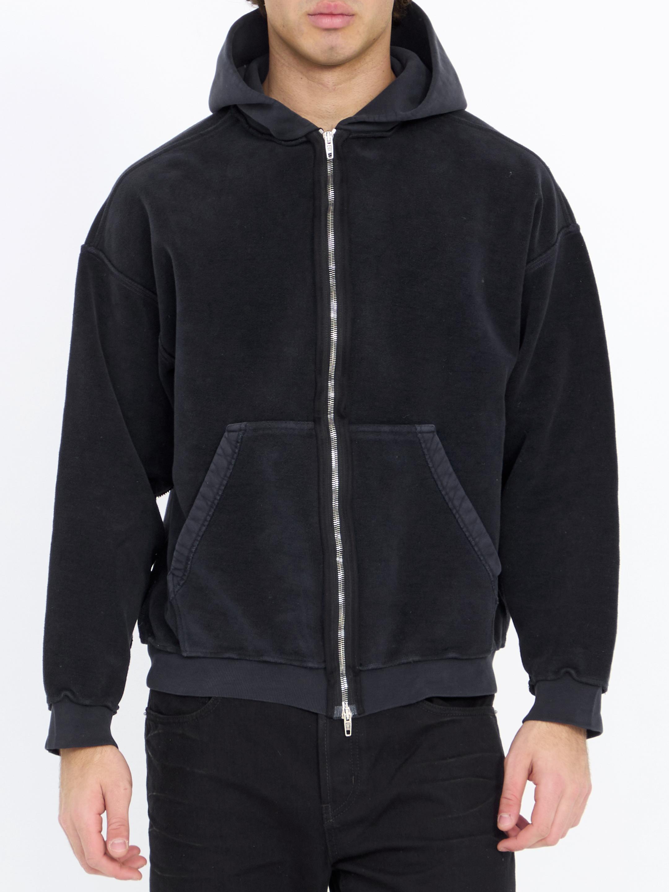 Balenciaga Inside Out Hoodie in Blue for Men | Lyst