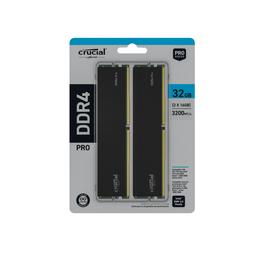 Crucial Pro 32 GB (2 x 16 GB) DDR4-3200 CL22 Memory
