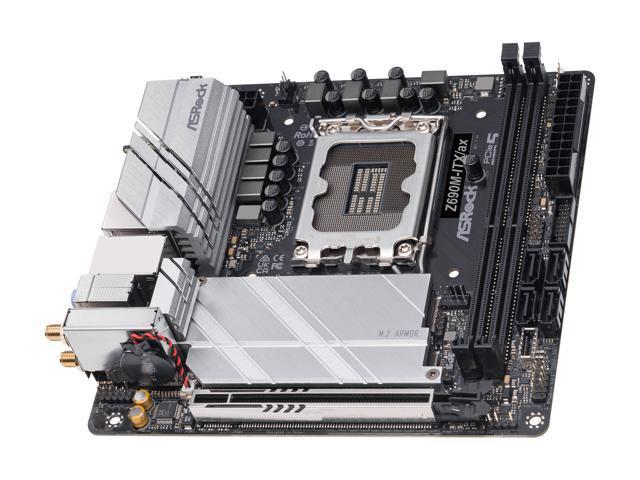 ASRock Z690M-ITX/ax Mini ITX LGA1700 Motherboard (Z690M-ITX/ax