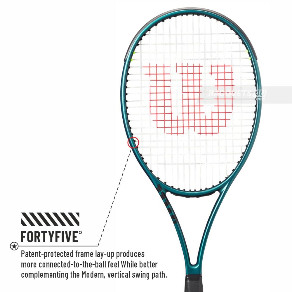 WILSON Blade 98 16x19 V9 Tennis Racquet (305 g, Unstrung)