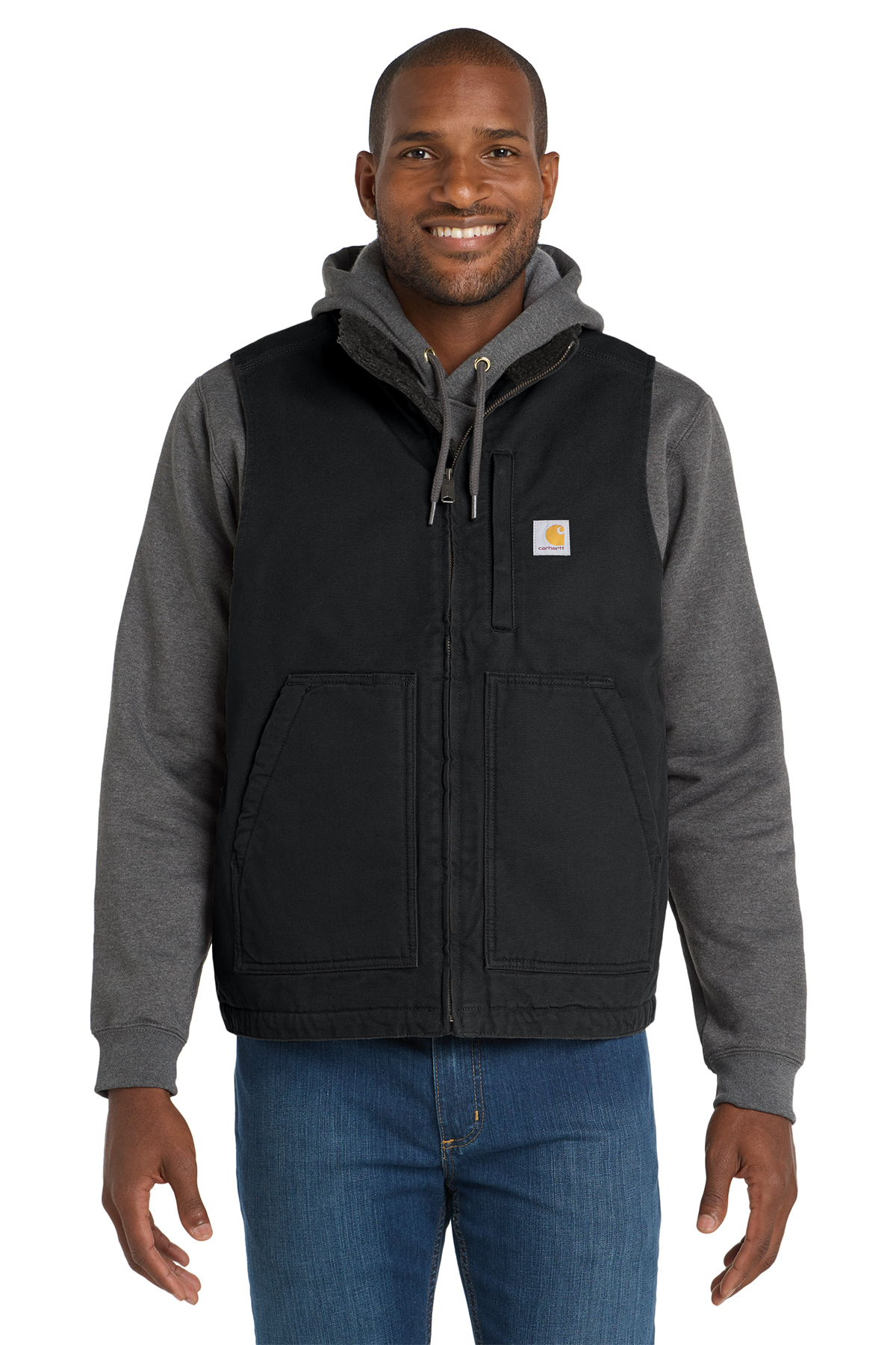 Carhartt Sherpa-Lined Mock Neck Vest | Product | Company Casuals