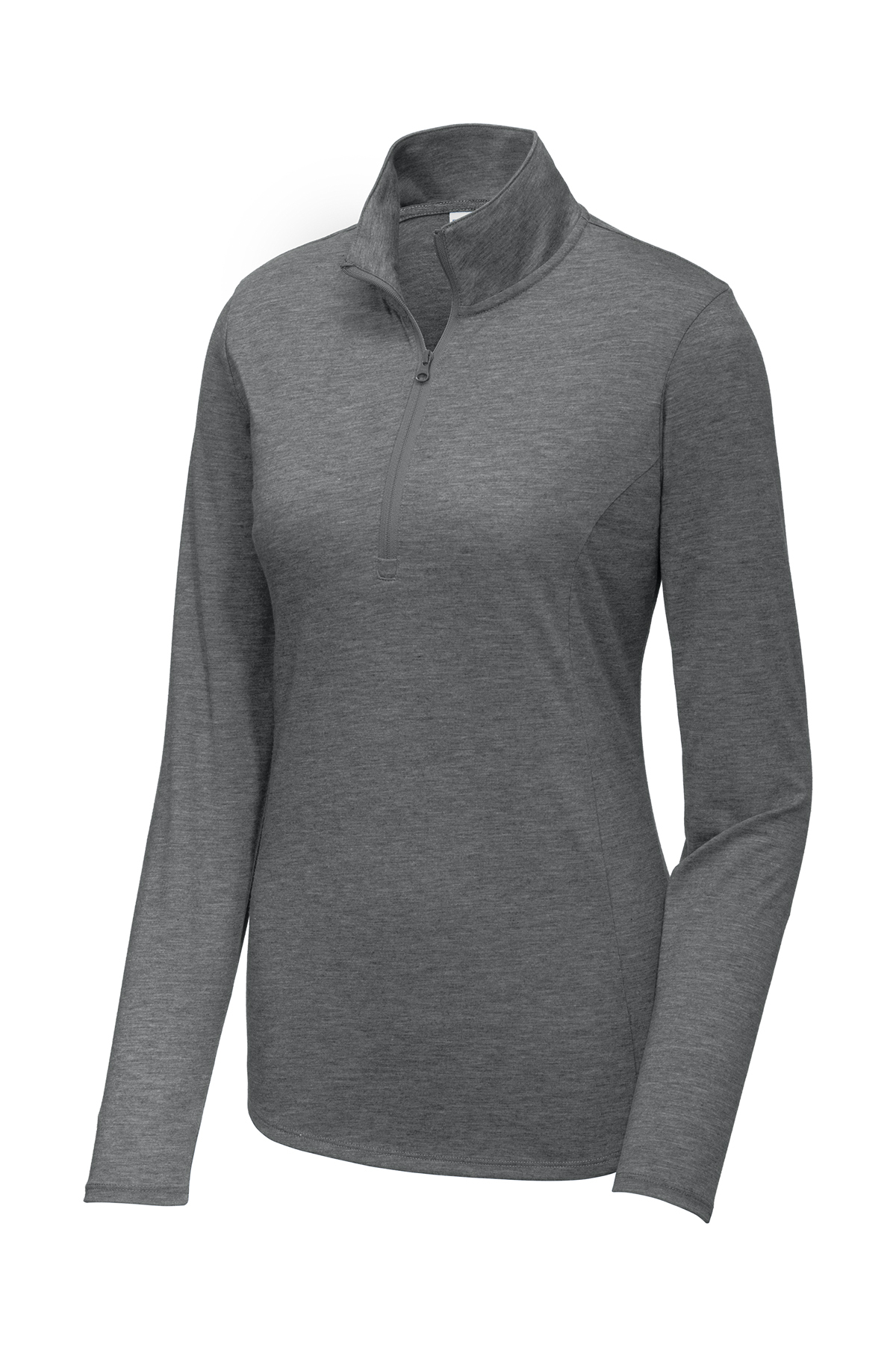 Sport-Tek Women's PosiCharge Tri-Blend Wicking 1/4-Zip Pullover