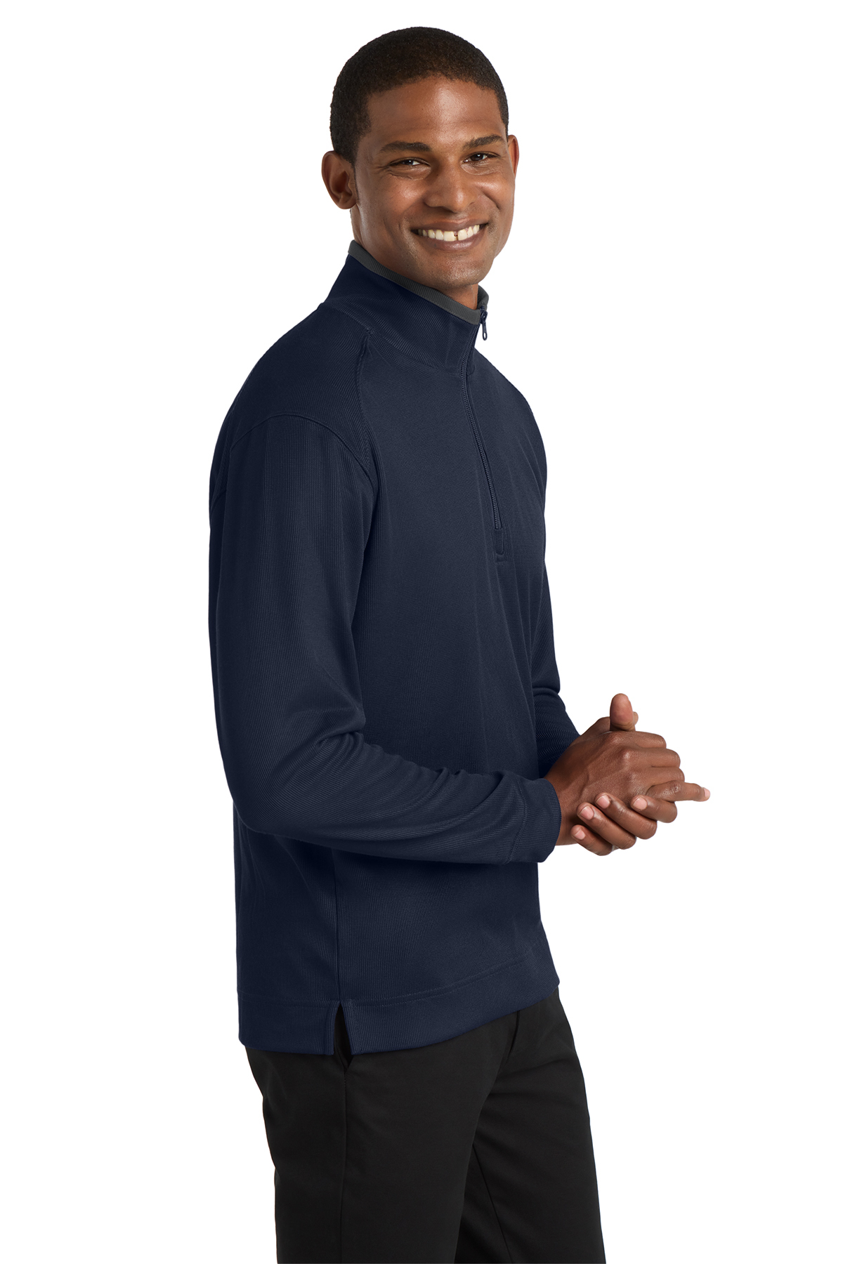 Port Authority Vertical Texture 1/4-Zip Pullover | Product | Port
