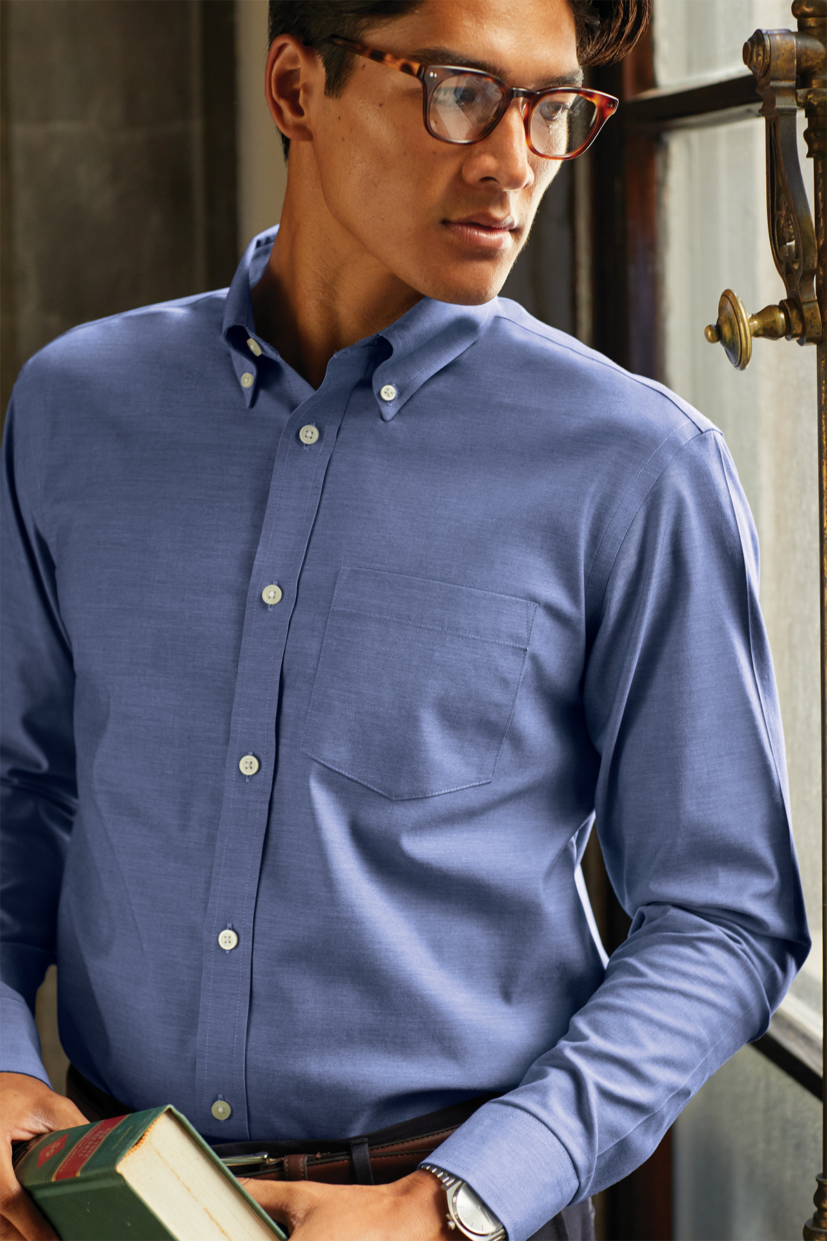 Brooks Brothers Wrinkle-Free Stretch Pinpoint Shirt | Product