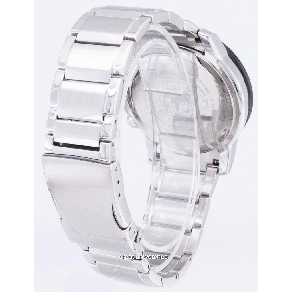 市民エコドライブ AT8124 83E 電波パワー リザーブ 200 M メンズ腕時計