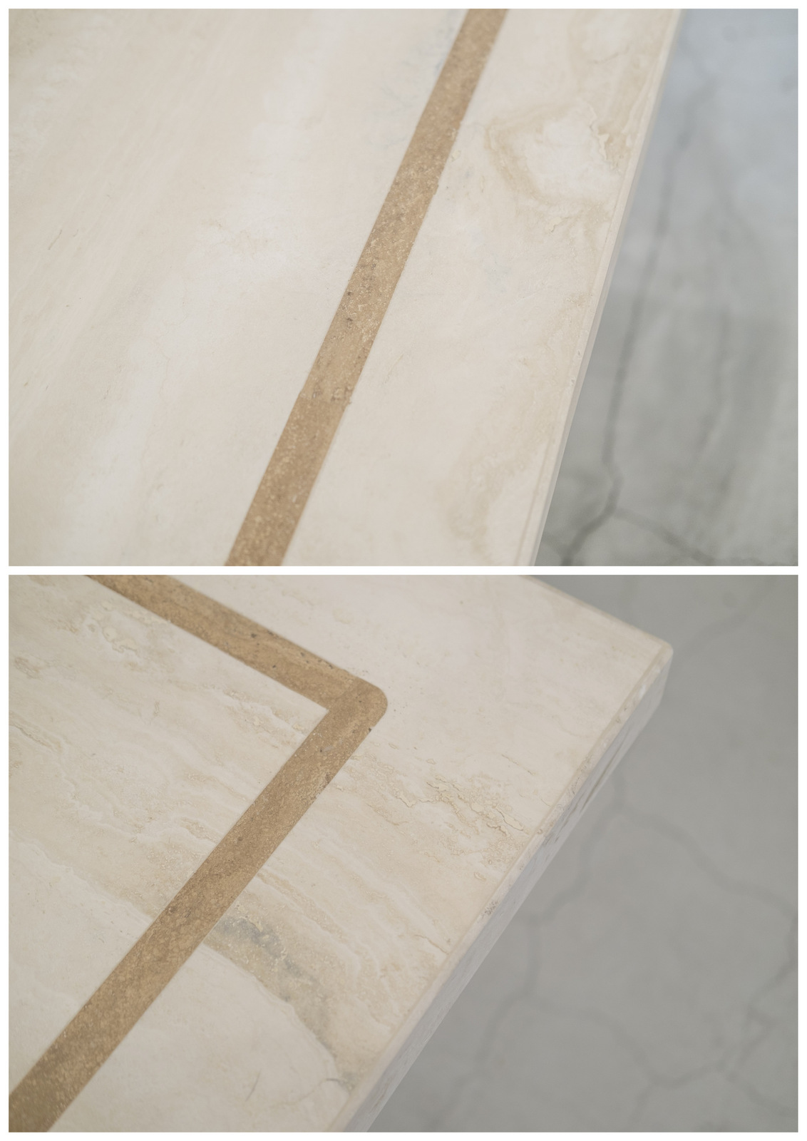 IDC大塚家具｜ダイニングテーブル「IM5450」天然石 トラバーチン