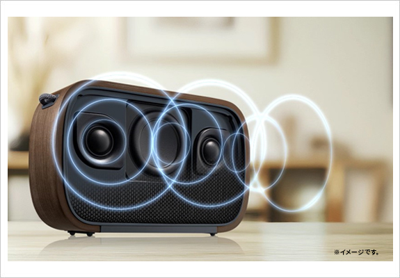 Victorポータブルワイヤレススピーカー SP-WS04BT！ 天然木の防水