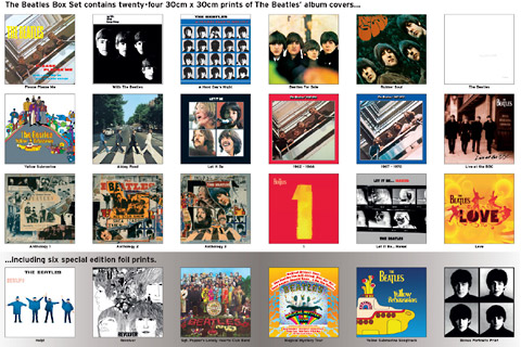 ビートルズ50周年記念！シリアルナンバー入りポスターセット - TOWER