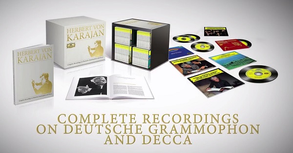 カラヤン生誕110年記念リリース『カラヤンDG＆DECCA録音全集』356枚組