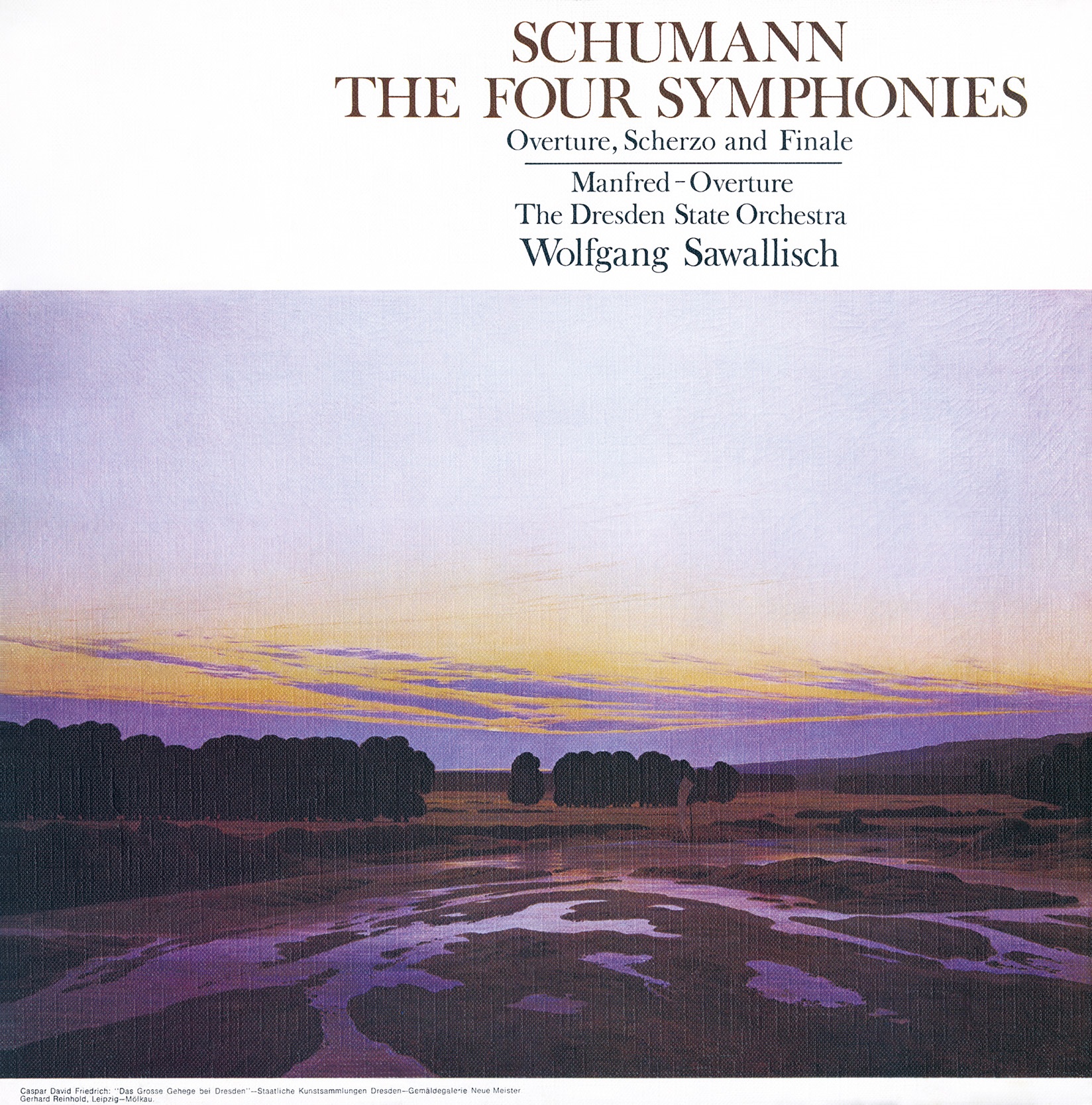 サヴァリッシュ＆SKD『シューマン:交響曲全集、他』ミケランジェリ