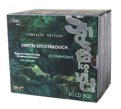 タバコフ＆ブルガリア国立放送響のショスタコーヴィチ交響曲全集がBOX