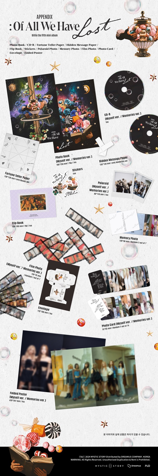 Billlie the fifth mini album 「appendix: Of All We Have Lost」発売