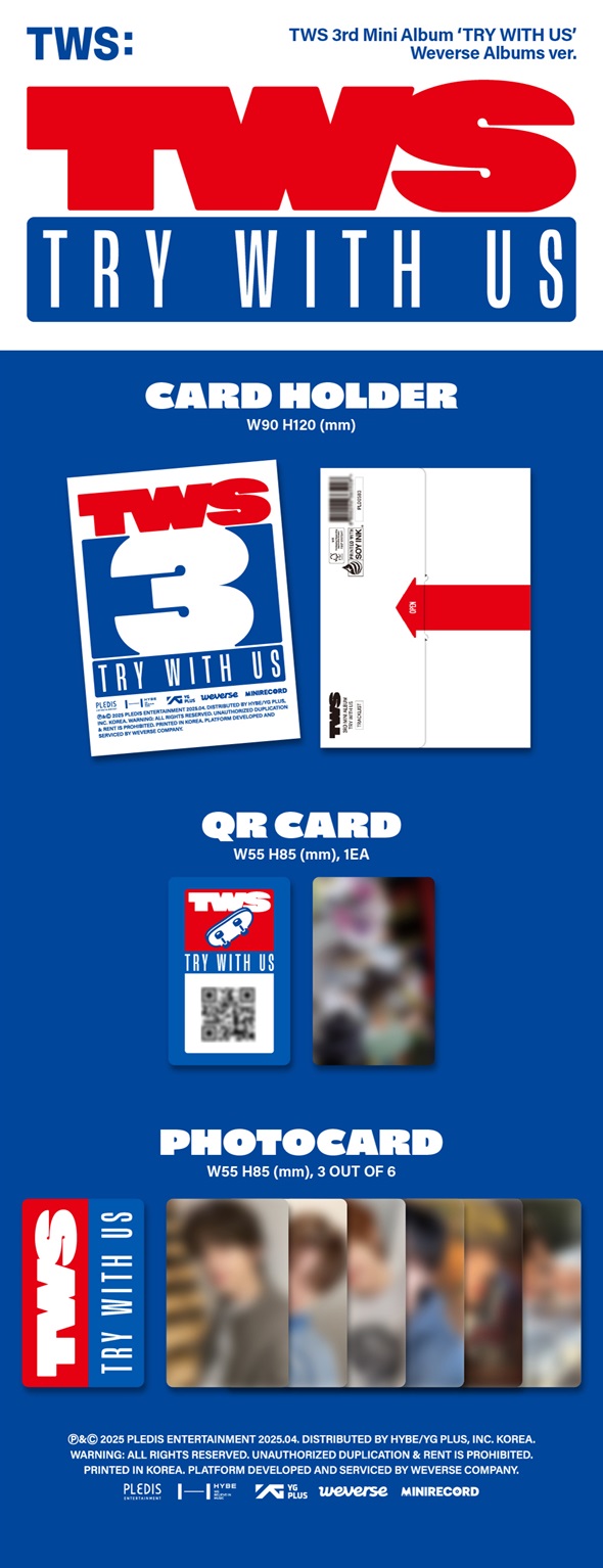TWS 3rd Mini Album「TRY WITH US」限定特典付きで発売決定 購入先着