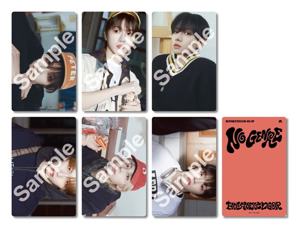 BOYNEXTDOOR 4th EP『No Genre』限定特典付きで販売決定 購入先着特典