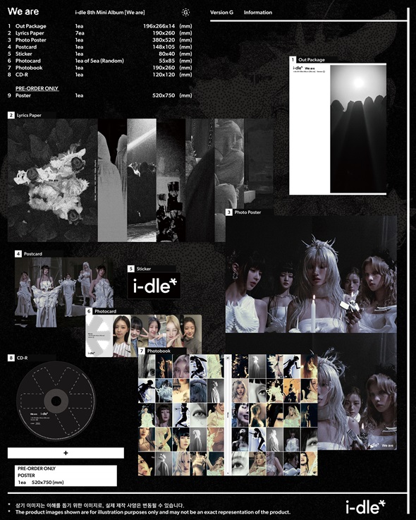 i-dle 8th Mini Album『We are』が限定特典付きで2025年6月リリース