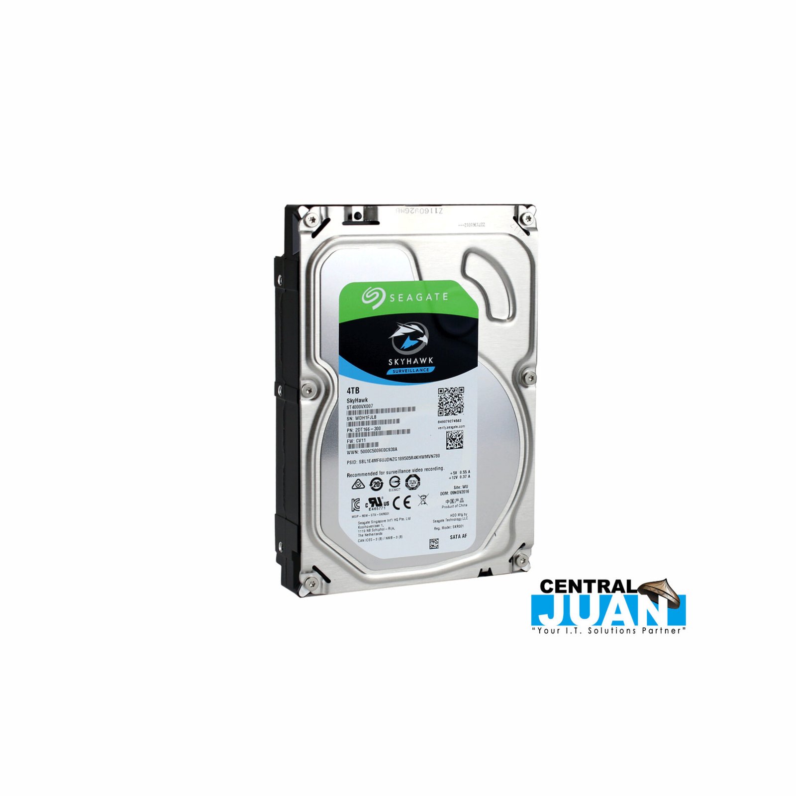 Seagate Skyhawk 4TB CCTV Hard Disk Drive | Central Juan IT Solutions