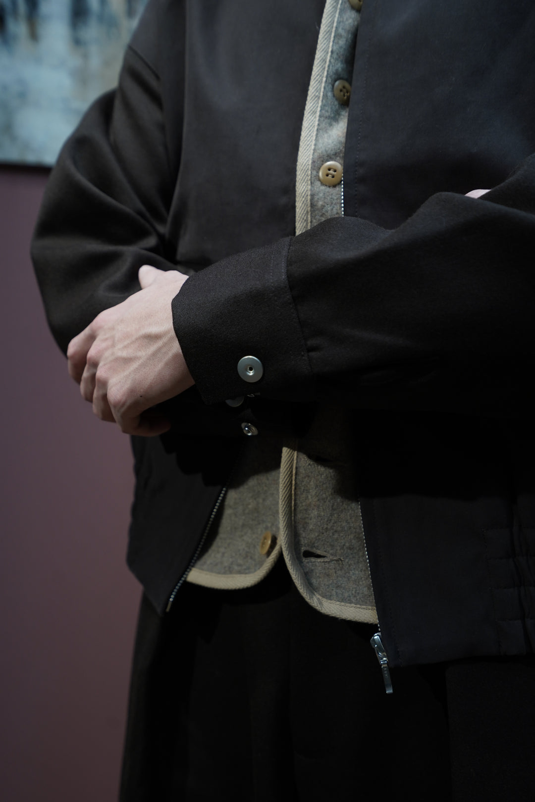 Omar Afridi(オマールアフリディ) のNOTO BLOUSON(MIX)(ブルゾン)の